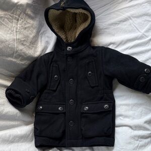 ⭐️ GAP - Toddler Navy wool blend pea coat Jacket